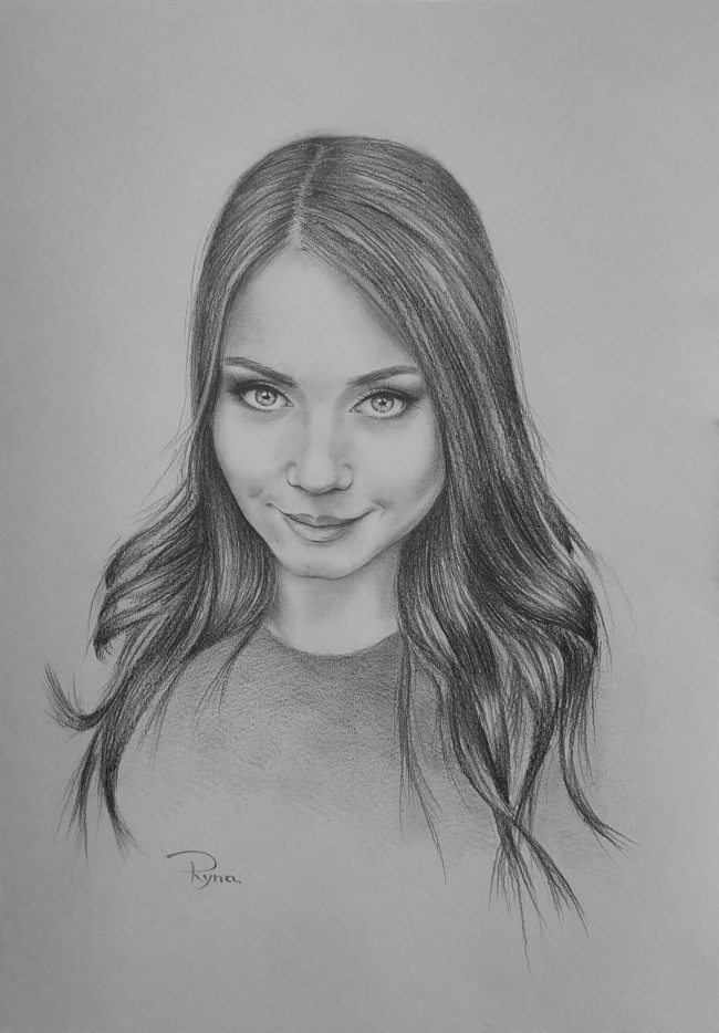 Індивідуальний портрет олівцем