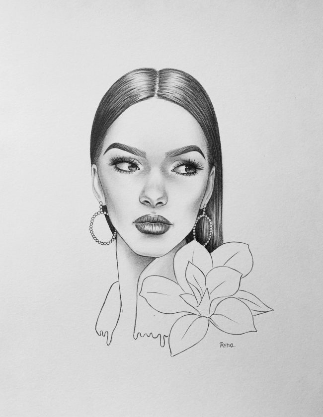 Індивідуальний портрет олівцем